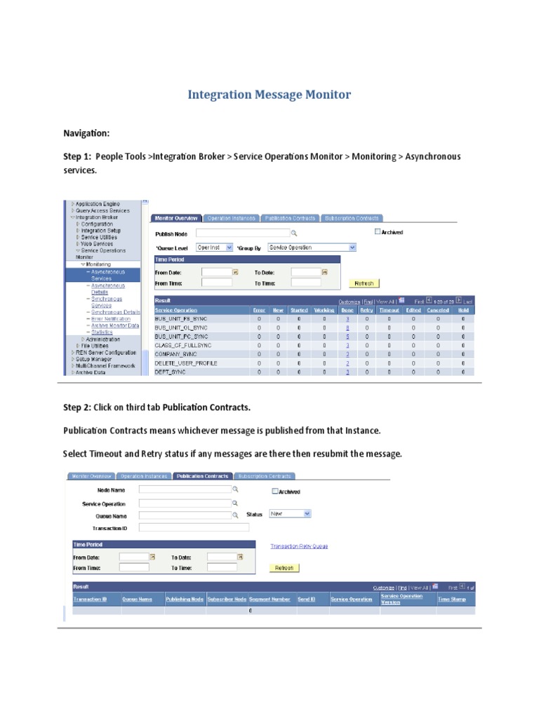 Integration Message Monitoring Guide | PDF | Business