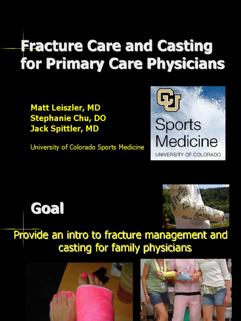 Fracture Care: Casting & Splinting Guide | PDF | Musculoskeletal System ...