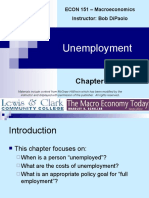Unemployment: Econ 151 - Macroeconomics Instructor: Bob Dipaolo
