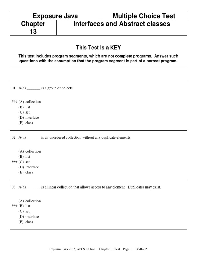 Test13key Class Computer Programming Method Computer Programming