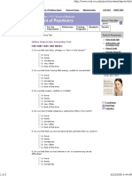 Online Depression Screening Test