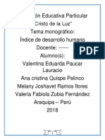 Indice de Desarrollo Humano PDF