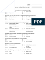 3.1 Defence Against Disease and Antibiotics