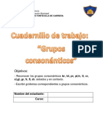 Cuadernillo Grupos Consonanticos