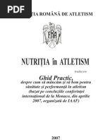 Nutritia in Atletism