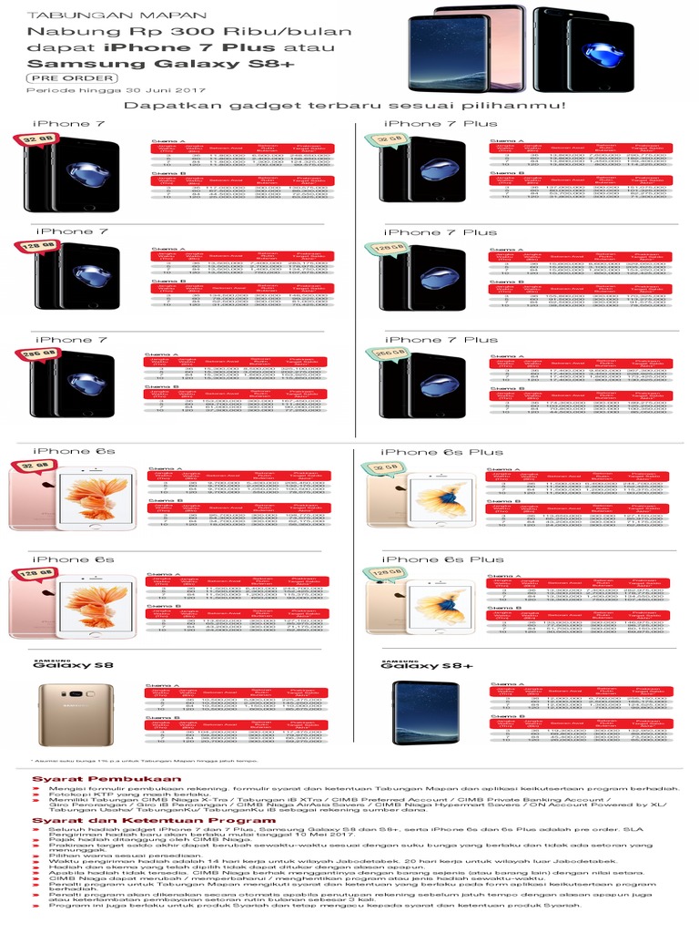 Ebrochure Mapan Nasabah Preorder