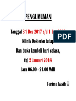 PENGUMUMAN