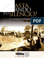 Hasta Cuándo Tu Silencio, Testimonios de Dolor y Coraje - Anfasep PDF