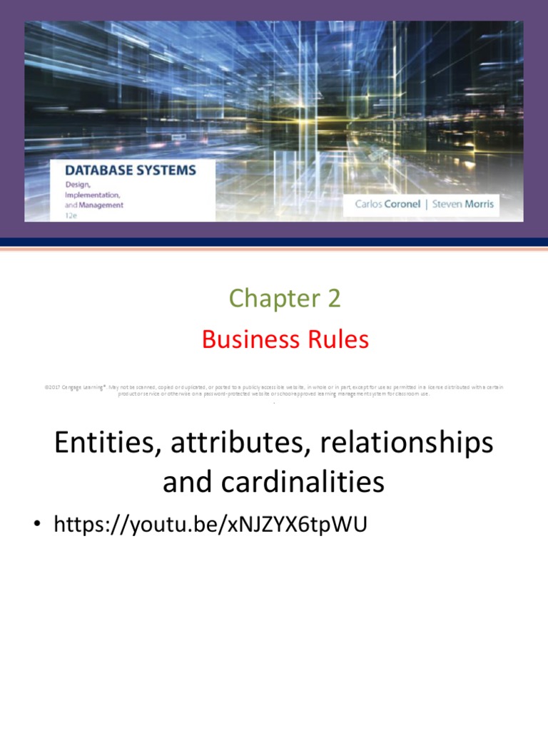 Business Rules | PDF | Data Model | Data