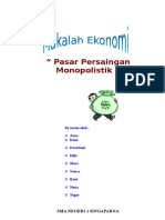 Makalah Pasar Monopolistik