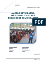 Recursos de comunicación y actores sociales en Bajo Kimiriki