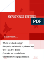 Module II _test of Hypothesis