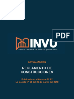 Reglamento de Construcciones INVU 2018