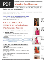 100 TOP COMPUTER NETWORKS Multiple Choice Questions and Answers COMPUTER NETWORKS Questions and Answers