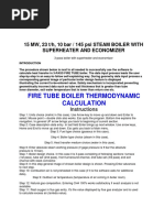 Boiler Formulas | PDF | Horsepower | Boiler