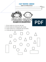 Prueba de Entrada 1er Grado