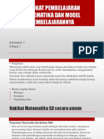 Hakikat Pembelajaran Matematika Dan Model Pembelajarannya