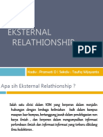 Eksternal Relathionship