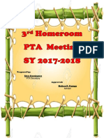 Prepared By: Elsie Dominguez PTA Secretary Approved: Melissa F. Panaga Adviser