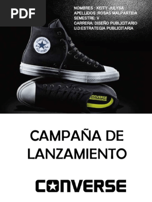 Pulido Delicioso Tipo delantero Brief Converse | PDF | Producto (Negocio) | Negocios (general)