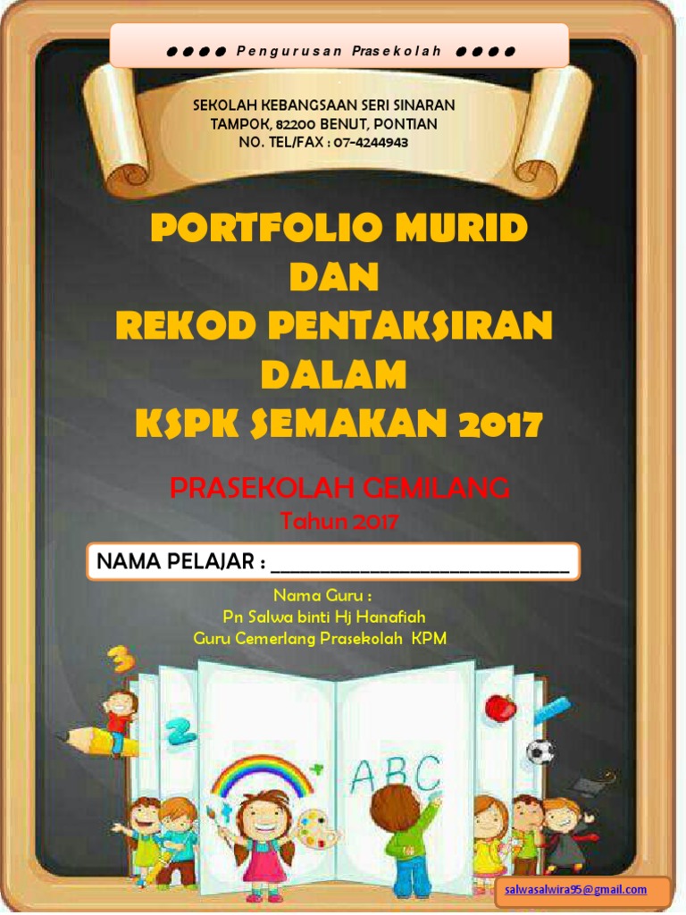 Buku Portfolio Dan Pentaksiran Murid Mengikut Kspk Semakan 2017 Pdf
