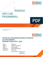 Struktur Organisasi SP Dpu Bni LNC Pekanbaru