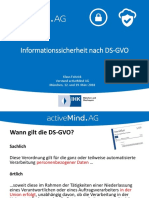 Activemind AG Informationssicherheit Nach DSGVO März 2018