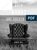 Avner Baz - When Words Are Called For 2012
