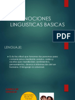 Nociones Linguisticas Basicas