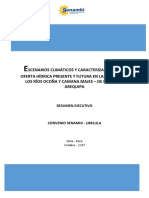 Escenarios Climáticos y Caracterización de La Ofertar Hídrica Ríos Ocoña y Camná - Majes - Resumen Ejecutivo-Ilovepdf-Compressed