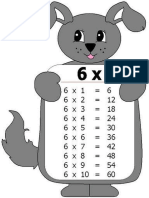 354 Ejercicios de Tablas de Multiplicar PDF