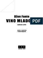 Dzon Fante Vino Mladosti PDF