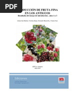 Producción de Fruta Fina en Los Antiguos - Ensayo 2011-2014 - InTA