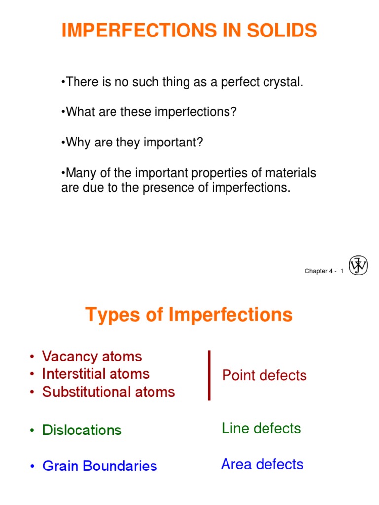 Understanding Imperfections in Solids | PDF | Dislocation | Crystallite
