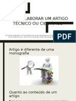 Como Formatar o Seu Artigo