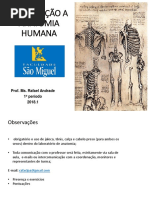 Aula 01- Introdução a Anatomia