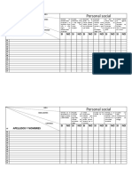 Evaluacion de Lista de Cotejo