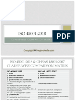 Download ISO 45001 2018 Versus OHSAS 18001 Clausewise by Engilsh Iso SN375626837 doc pdf