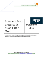 Informe Sobre Projecto de Fusao TDM e MCEL