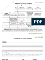 3 Grade Animal and Their Ecosystems Research Rubric 3 2 1 0 Identifies Characteristics and Class of Animal