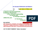 To Compute Various Income Statement and Balance Sheet Ratios