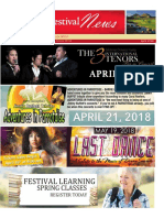 Sun City Festival April Newsletter 2018