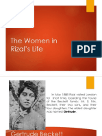 The Women in Rizal's Life