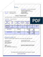 LIC Receipt Jeevan Anand