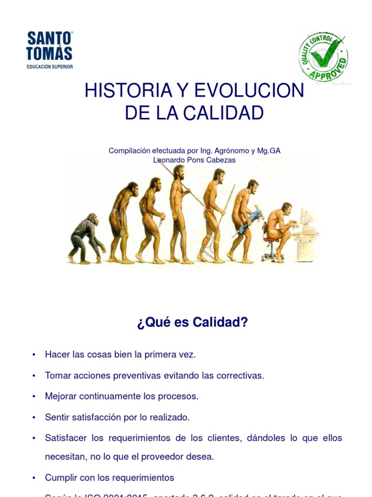 Evolución de la Calidad a lo Largo de la Historia | PDF | Lean ...