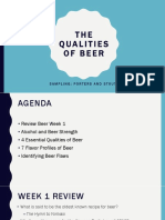 Week 11 - Qualities of Beer - Shires