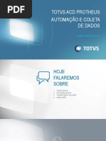 Totvs Acd Protheus Automação e Coleta de Dados v2
