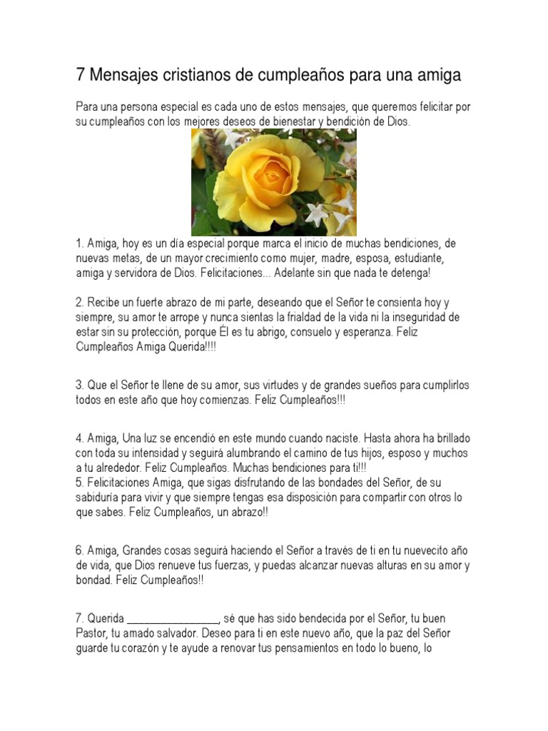 7 Mensajes Cristianos De Cumpleanos Para Una Amiga Cumpleanos Amor