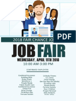 2018 Fair Chance Job Fair