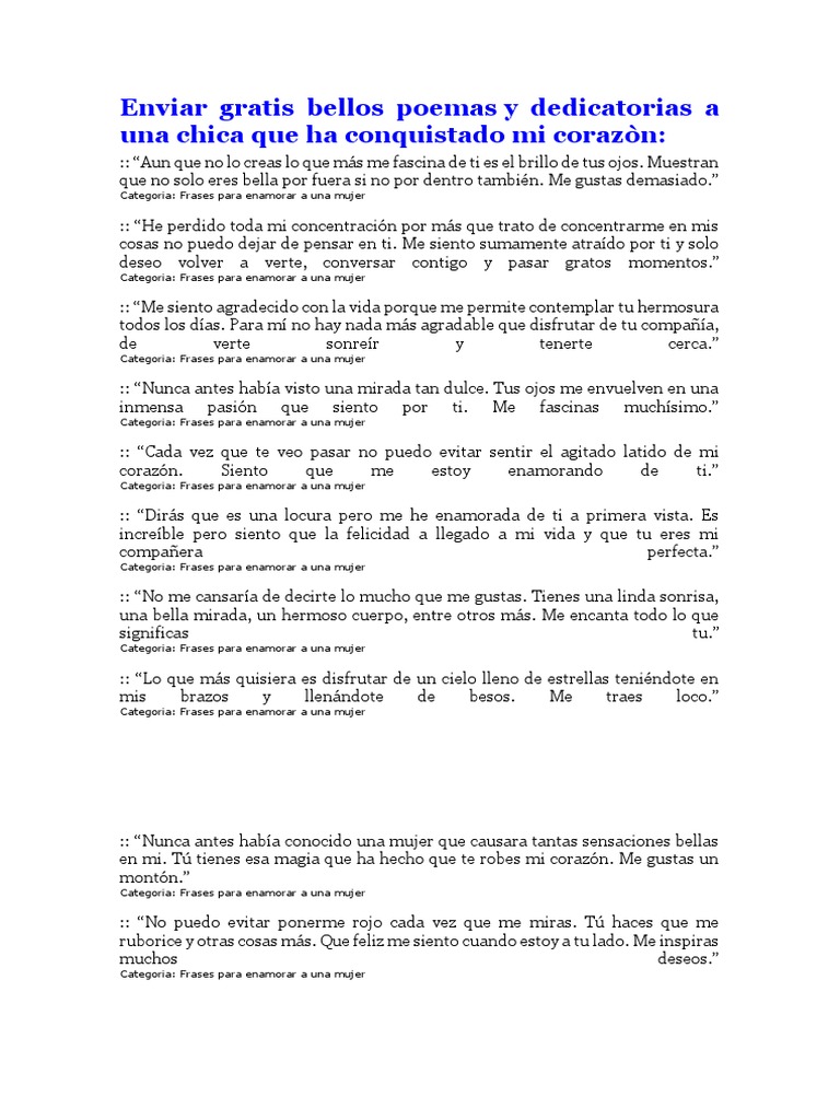 Enviar Gratis Bellos Poemas | PDF | Locura | Amor, image size:768x1024